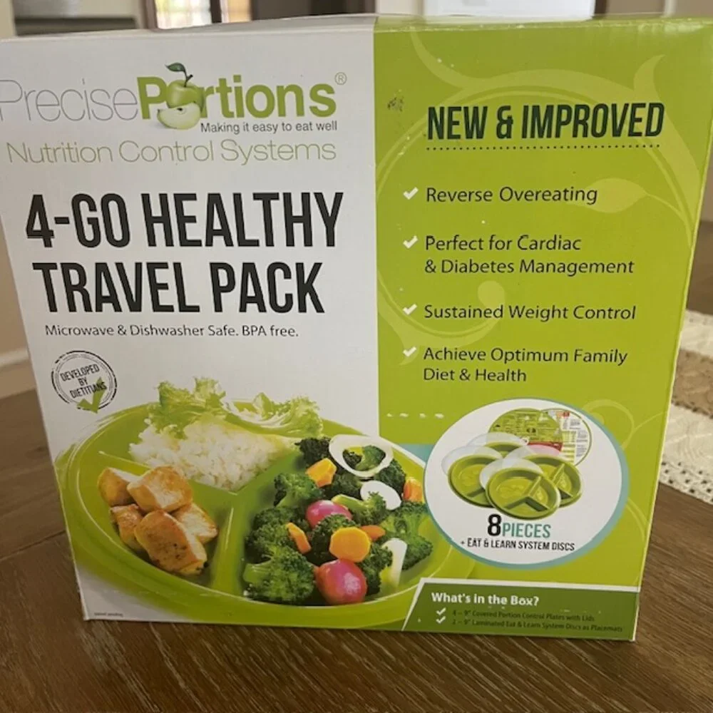 New Precise Portions 4-Go Healthy Travel Pack